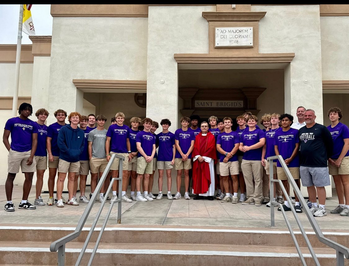 Notre Dame Prep Football (@ssamiscoach) on Twitter photo NDP Saints had a great showing at San Diego State. Finishing 3-1 for today. We would also like to thank Father Steven & St. Brigid Catholic Church for allowing us to celebrate mass with them this weekend.
🙏 🏈
#GetAfterIt
<a href="/JUSTCHILLY/">Just Chilly</a> NDP Saints had a great showing at San Diego State. Finishing 3-1 for today. We would also like to thank Father Steven & St. Brigid Catholic Church for allowing us to celebrate mass with them this weekend.
🙏 🏈
#GetAfterIt
<a href="/JUSTCHILLY/">Just Chilly</a>