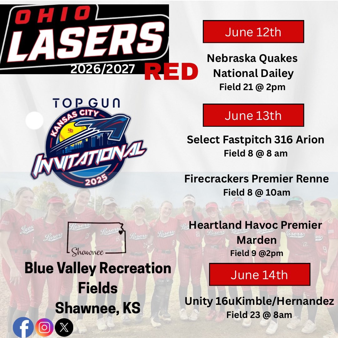 Next… Top Gun Invitational! Here is the schedule! Let’s go Red!!!
<a href="/TopGunEvents/">Top Gun Events</a>