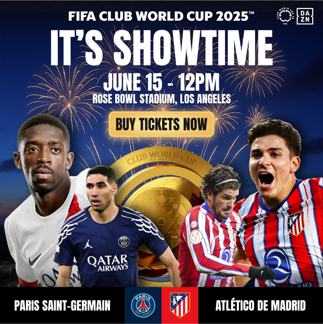 The wait is over. It's time to make history. Our first match is one week away. Buy tickets now: goto.fifa.com/nxRf/clszdckp

#FIFACWC #TakeItToTheWorld