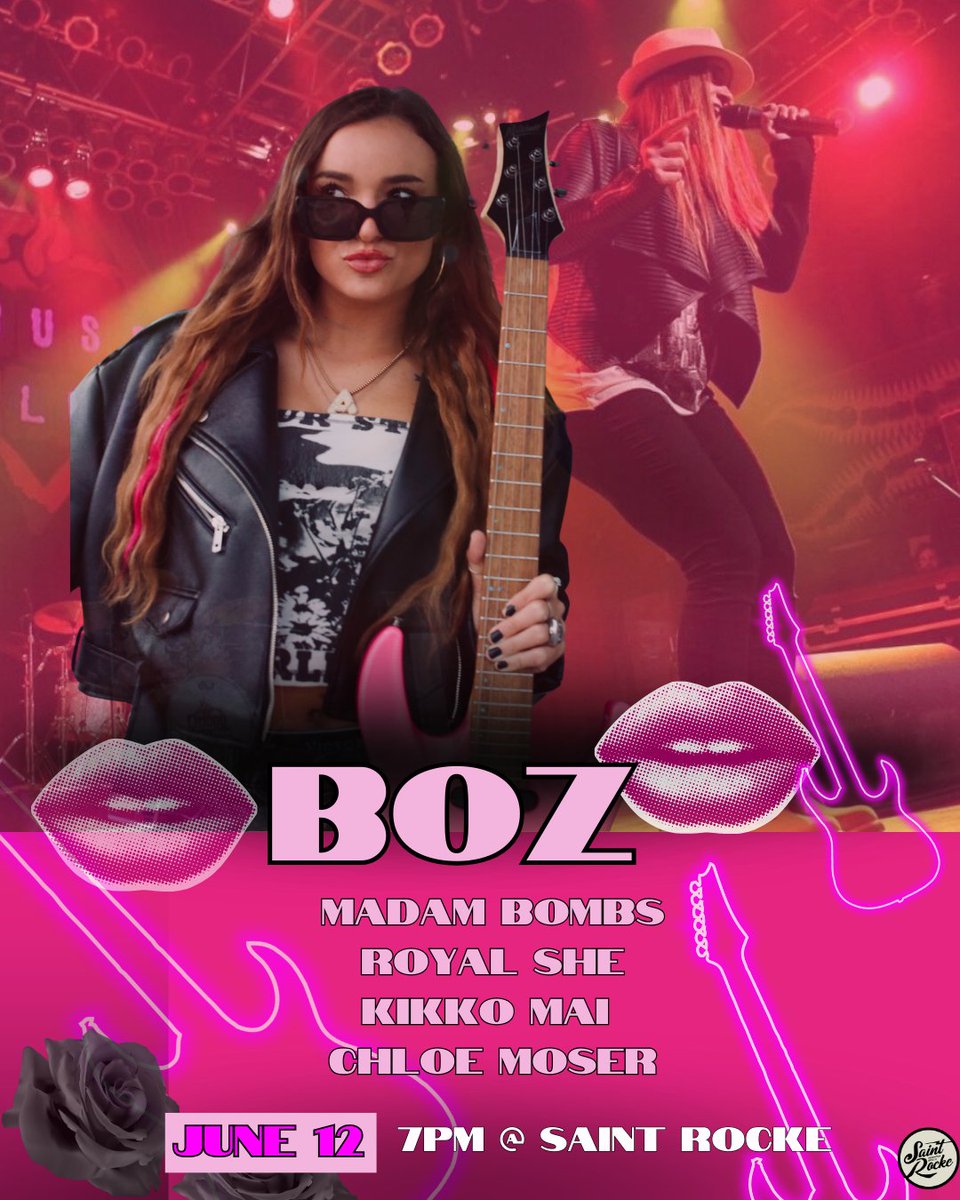 Don't miss BOZ w/ Kikko Mai, Chloe Moser, Royal She &amp; Madam Bombs

Tickets here: loom.ly/hdq6naA