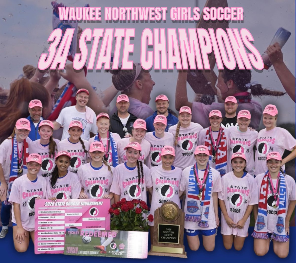 Unbeaten against Iowa opponents
15-1-2 overall
6-0-2 CIML
11 shutouts 
CIML Champs
State Champs!