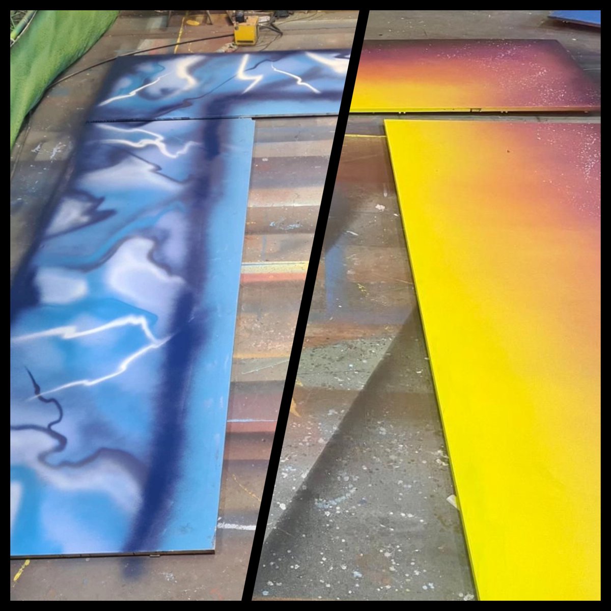 👀 Sneak a peek at Wem Scenic Workshop’s latest! 
🌙 Billingham’s Peter Pan night sky &amp; Big Ben ready to fly. 
🧚‍♂️ Sunderland’s lush backdrops blooming. 
🌿 And magical portals opening new worlds on stage. ✨🚪 #PantoMagic #WemScenicWorkshop