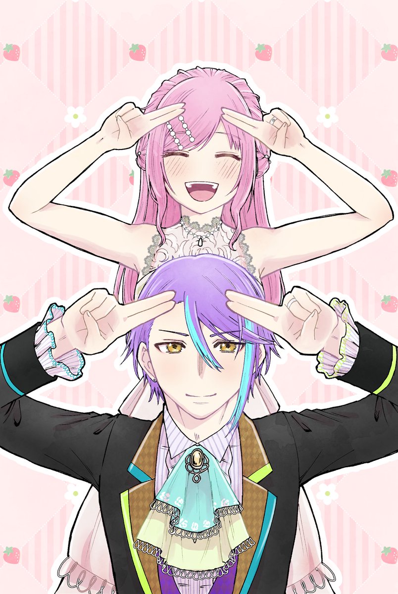 #fandrm2
#類えむ 
スペースで展示していたサクカ原画です！
💜🩷類えむBEAAAM💥🫶💥💜🩷