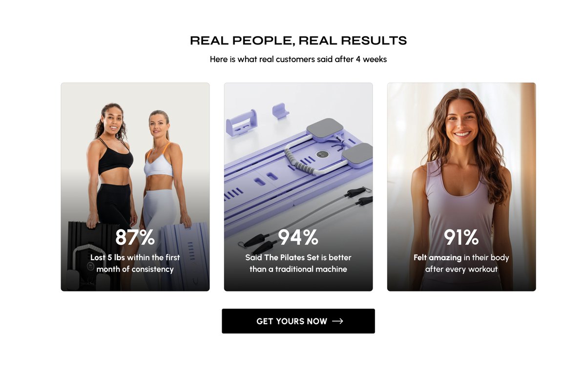Replo__Expert's tweet image. Percentage animation on Replo is a simple tweak that drives conversions 

Just a little HTML does the trick.
Helps visitors decide faster and buy quicker.

Let’s build something great this week. DM to start 💯

#ReploTips #LandingPage #ConversionBoost #FigmaToReplo #EcomDesign