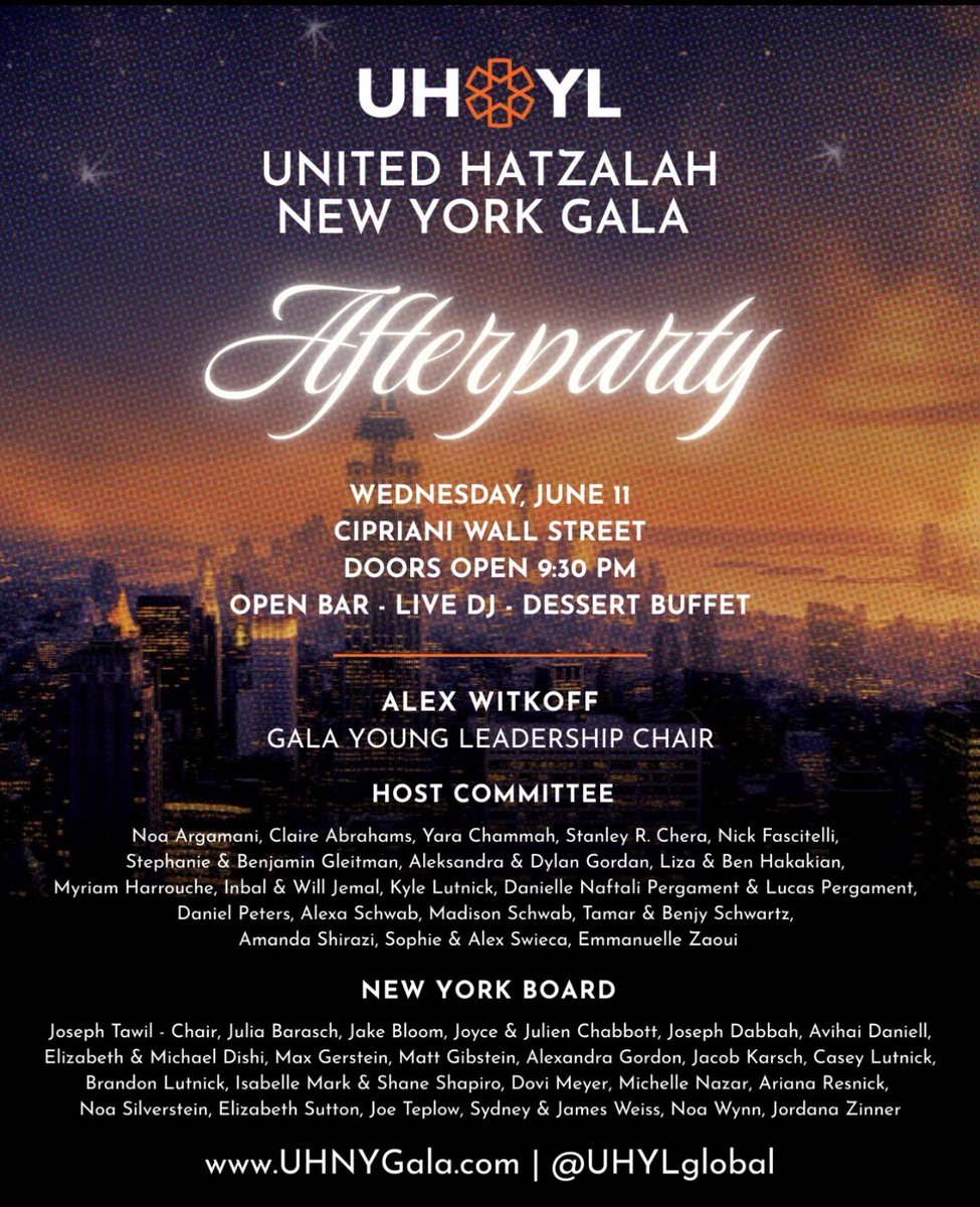 Hatzalah Party in NYC!!!

<a href="/Alex_Witkoff/">Alex Witkoff</a>