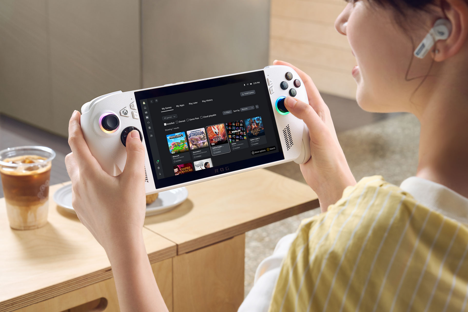 ✨携帯ゲーム、フック付き Amazon.co.jp: Anbernic RG40XX H Whatsko 超薄型横型携帯ゲーム