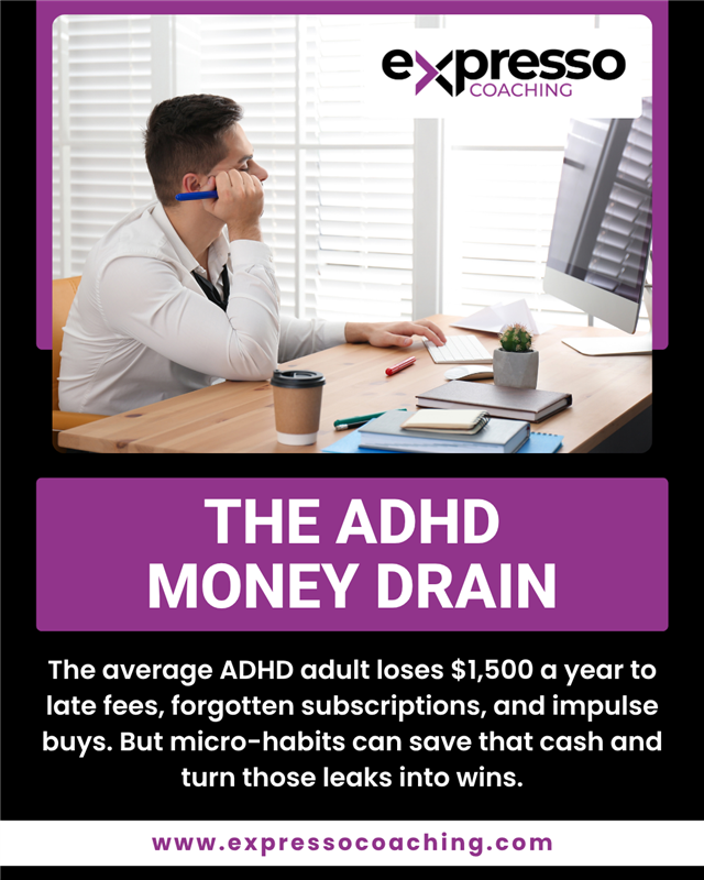 ADHDExpresso's tweet photo. Little changes can make a huge difference for your wallet.
Who’s ready to plug those holes?
.
.
.
.
.
#ExpressoCoaching #adhd #adhdworld #adhdcoaching #adhdentrepreneur #adhdstruggles #adhdcoaching #adhdlife #adhdcommunity #adhdfocus #adhdgoals #adhdtransformation #adhdsupport #adhdhelp