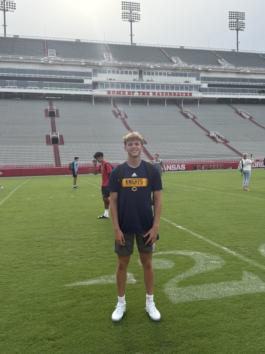 Isaiah Goodge (@isaiah_goodge) on Twitter photo Had an amazing time down in Arkansas this weekend! Thank you to <a href="/CoachSFountain/">Scott Fountain</a> for working with me! <a href="/Castle_Football/">Castle Knights Football</a> Had an amazing time down in Arkansas this weekend! Thank you to <a href="/CoachSFountain/">Scott Fountain</a> for working with me! <a href="/Castle_Football/">Castle Knights Football</a>