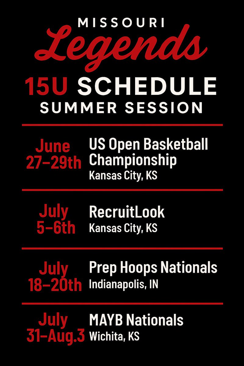 Missouri Legends Premier tweet media