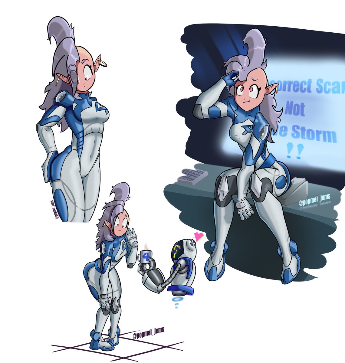 popmei_jems's tweet photo. A few more doodles of the fantastic fit https://t.co/Mkb8sAm8O2