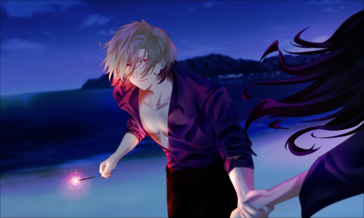 bearuruma's tweet photo. "I'll hold onto your wrist"💜🎇
 #Netherrizz https://t.co/Elct4g3vL5