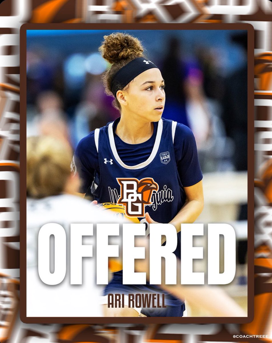 Arianna Rowell (@ariannarowell) on Twitter photo After a great call with @coachchmiel and @maggielucas33 I’m blessed to receive my first D1 offer to play at <a href="/BGSUWBB/">BGSU Women’s Basketball</a>. Thank you for believing in me! I look forward to growing my relationship with you and your staff!🧡🤎🧡
<a href="/dannyriego/">Danny Riego</a> <a href="/WVaThunderRiego/">West Virginia Thunder Riego</a>
<a href="/Elevatewith11/">ElevatewithEleven</a>
<a href="/sports_t2/">T2SportsPerformance</a> After a great call with @coachchmiel and @maggielucas33 I’m blessed to receive my first D1 offer to play at <a href="/BGSUWBB/">BGSU Women’s Basketball</a>. Thank you for believing in me! I look forward to growing my relationship with you and your staff!🧡🤎🧡
<a href="/dannyriego/">Danny Riego</a> <a href="/WVaThunderRiego/">West Virginia Thunder Riego</a>
<a href="/Elevatewith11/">ElevatewithEleven</a>
<a href="/sports_t2/">T2SportsPerformance</a>