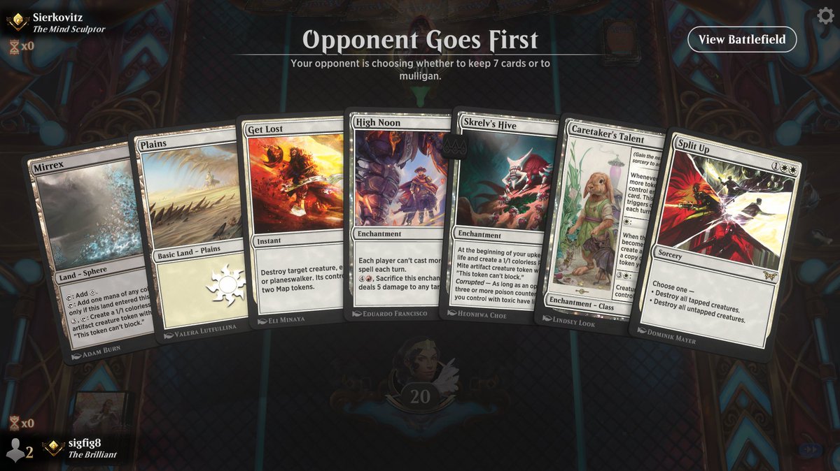 Didn't expect to be paired against <a href="/Sierkovitz/">Sierkovitz</a> in the Gold ladder of Standard B01. High Noon strikes again!