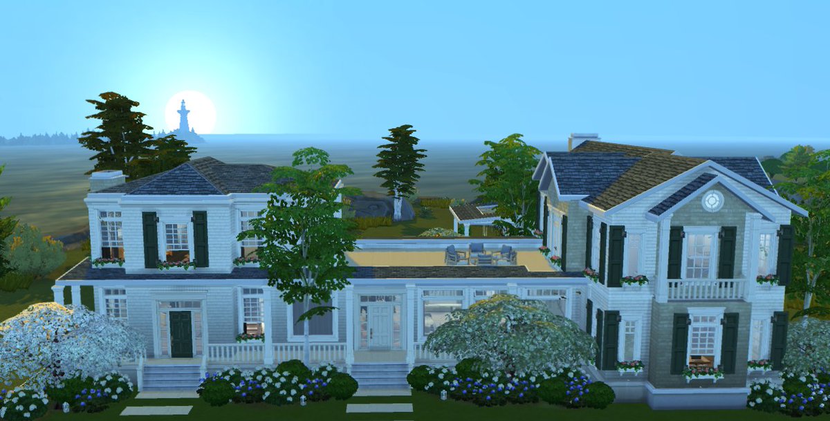 Willian10L's tweet photo. Brindleton Bay summer holiday home
#Sims4 #Simcc #simsbr #brindletonbay #Hamptons https://t.co/DZVz7eAuX5