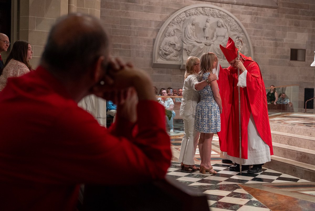 On this Solemnity of Pentecost, I had the great joy of celebrating the Sacrament of Confirmation. The same Holy Spirit who descended upon the Apostles at the first Pentecost comes again at Confirmation, strengthening us in our faith and renewing the Church in every generation.