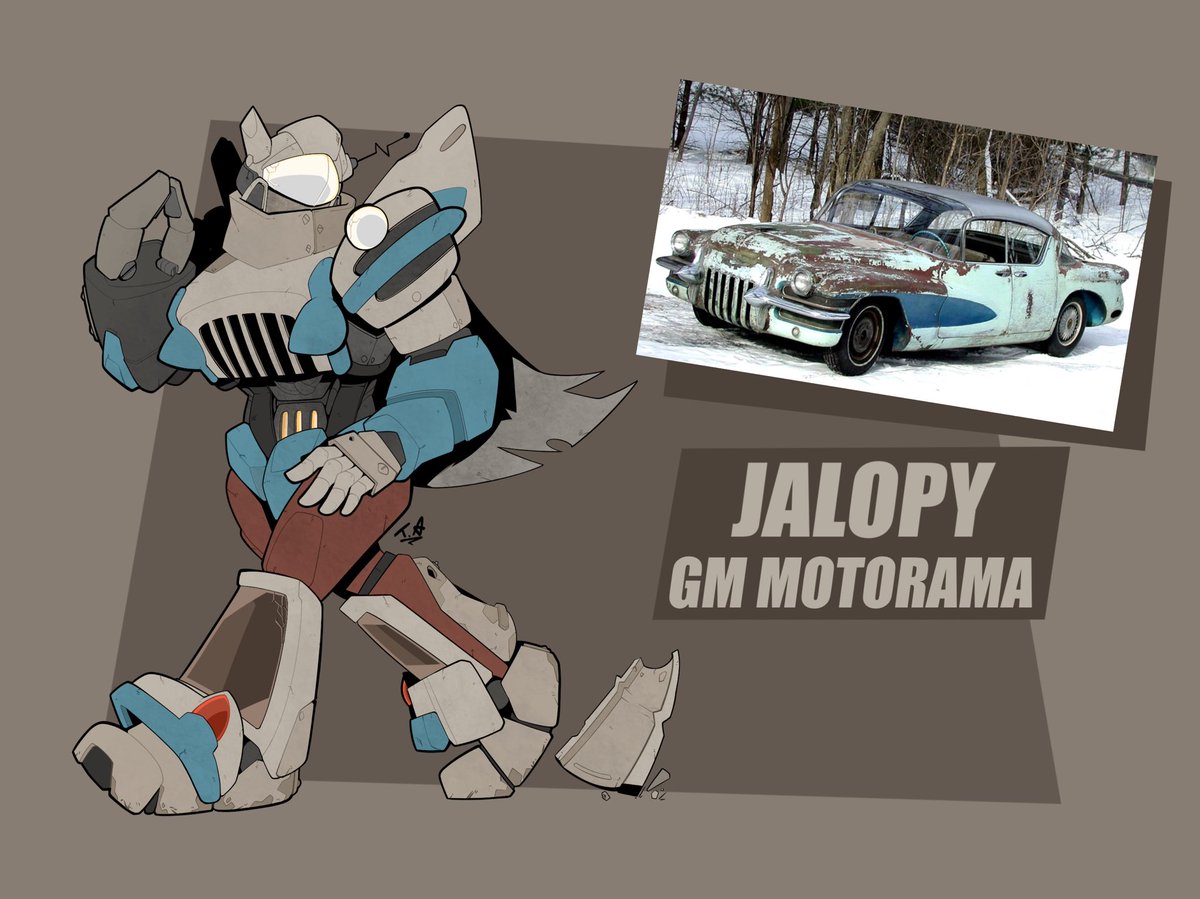 So, Jalopy is the big topic are they? Well then… guess I got time to make a scrappy boi.