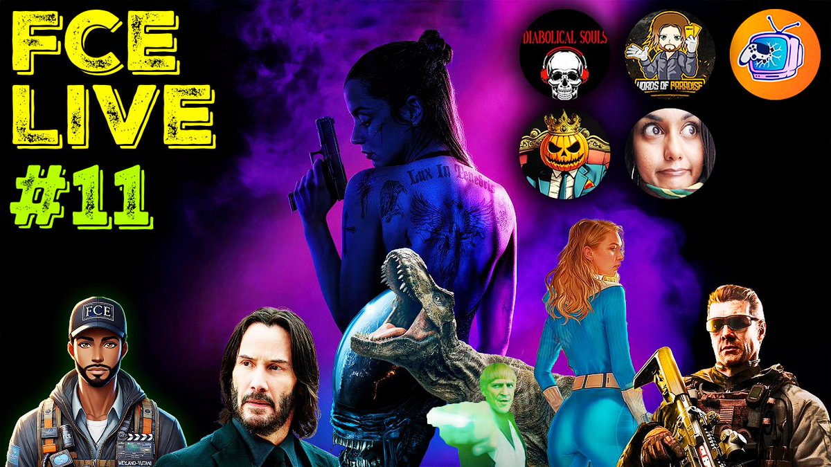 FilmComicsExplained (@fcexplained) on Twitter photo Come join us at 9pm EST for FCE Live #11 - youtube.com/live/pxX4rJcNE… Joining me will be <a href="/DiabolicalSouls/">DIABOLICAL SOULS Presents</a> <a href="/BoltTheWord/">Words Of Paradise</a> <a href="/HoldMyDualShock/">HoldMyDualShock</a> <a href="/VexElectronica/">Vex Electronica</a> <a href="/TheGourdKing/">The Gourd King</a> Come join us at 9pm EST for FCE Live #11 - youtube.com/live/pxX4rJcNE… Joining me will be <a href="/DiabolicalSouls/">DIABOLICAL SOULS Presents</a> <a href="/BoltTheWord/">Words Of Paradise</a> <a href="/HoldMyDualShock/">HoldMyDualShock</a> <a href="/VexElectronica/">Vex Electronica</a> <a href="/TheGourdKing/">The Gourd King</a>
