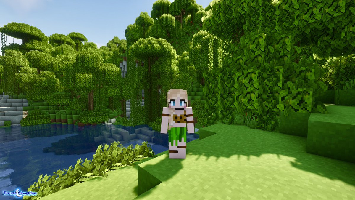 DreamyMoonGlow's tweet photo. Decided to leave the big city & start a new life in the Jungle ๐ด ๐ #Minecraft #MinecraftSummer #WelcometotheJungle https://t.co/MMGKDPjL1q