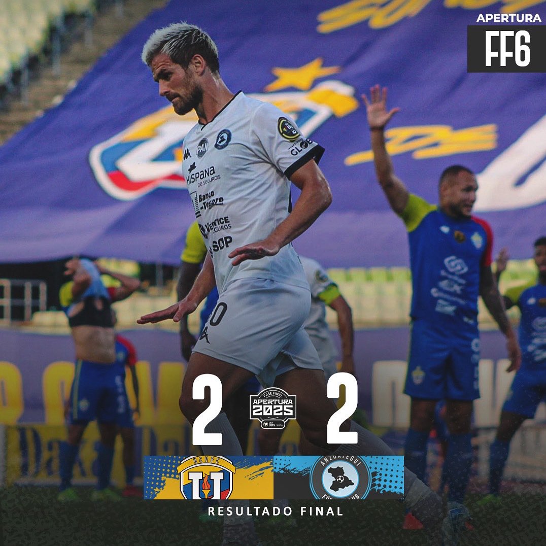 Anzoátegui Fútbol Club (@anzoategui_fc) on Twitter photo ⚽ | Resultado Final en el Estadio Olímpico de la UCV
Anzoátegui sumó en un duelo más que disputado por la sextta fecha de la Fase Final de la <a href="/LigaFUTVE/">Liga Banco de Venezuela</a>
#LigaFUTVEBancoDeVenezuela #SomosAnzoategui 🔵 ⚽ | Resultado Final en el Estadio Olímpico de la UCV
Anzoátegui sumó en un duelo más que disputado por la sextta fecha de la Fase Final de la <a href="/LigaFUTVE/">Liga Banco de Venezuela</a>
#LigaFUTVEBancoDeVenezuela #SomosAnzoategui 🔵