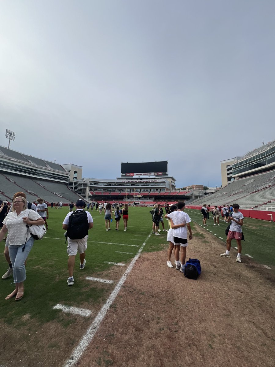 Had a great time <a href="/RazorbackFB/">Arkansas Razorback Football</a> camp today. Big thanks to <a href="/CoachSFountain/">Scott Fountain</a> for working with us. And a thanks to <a href="/Adam_Dulka/">Adam Dulka</a> for the invite! Had a good camp and I learned a lot of new drills to implement into my own sessions.

#football | #longsnapping | #specialist 
#specialteamsu |