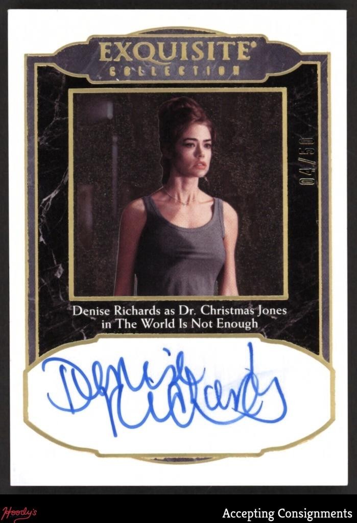 James Bond Collector (@collectorbond) on Twitter photo 2023 Black Diamond Exquisite Denise Richards Christmas Jones AUTO /50 ebay.com/itm/1358896789… <a href="/collecthoodys/">Hoody's Collectibles Consignment</a> #ad 2023 Black Diamond Exquisite Denise Richards Christmas Jones AUTO /50 ebay.com/itm/1358896789… <a href="/collecthoodys/">Hoody's Collectibles Consignment</a> #ad