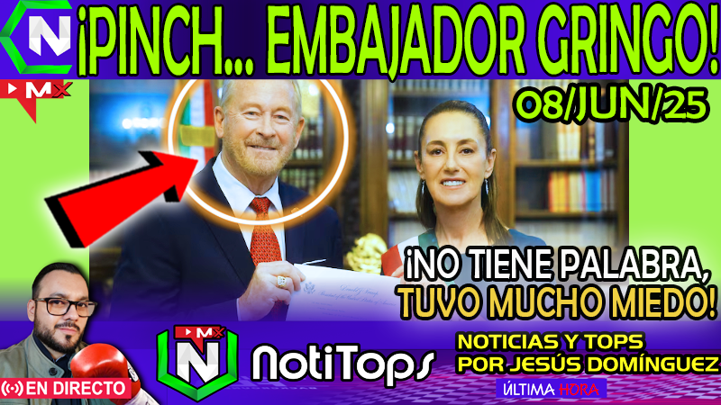 ESPOLITIC's tweet image. ¡ P I N C H . . .    E M B A J A D O R     G R I N G O ! NO tiene PALABRA, tuvo mucho MIEDO !!

youtube.com/live/eGhqdZ7Us…

#EMBAJADOR #RonaldJohnson #NOROÑA #SENADO #NOTICIA #UltimaHora #ClaudiaSheinbaum #AMLO