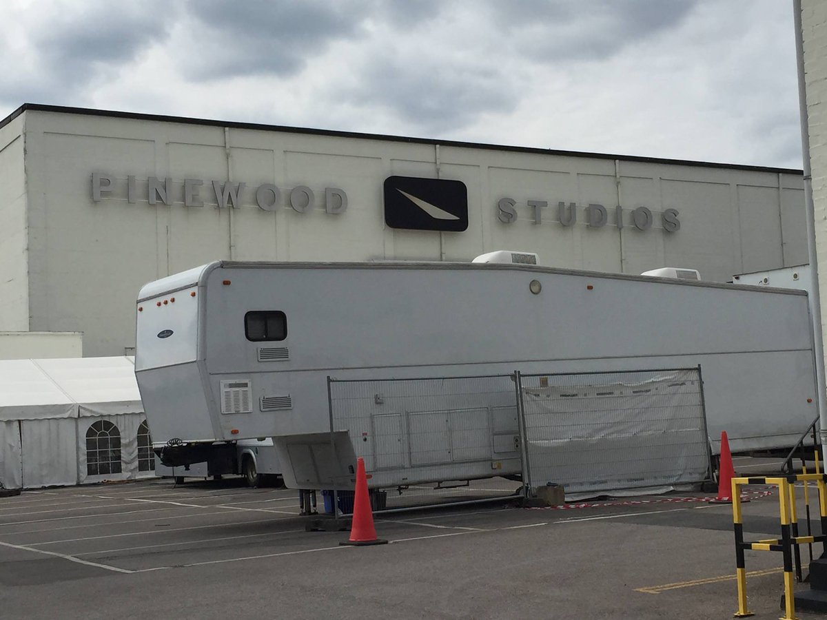 Visiting Pinewood Studios when they were shooting Rogue One: A Star Wars Story <a href="/starwars/">Star Wars</a> everything and i mean EVERYTHING was top secret back then.