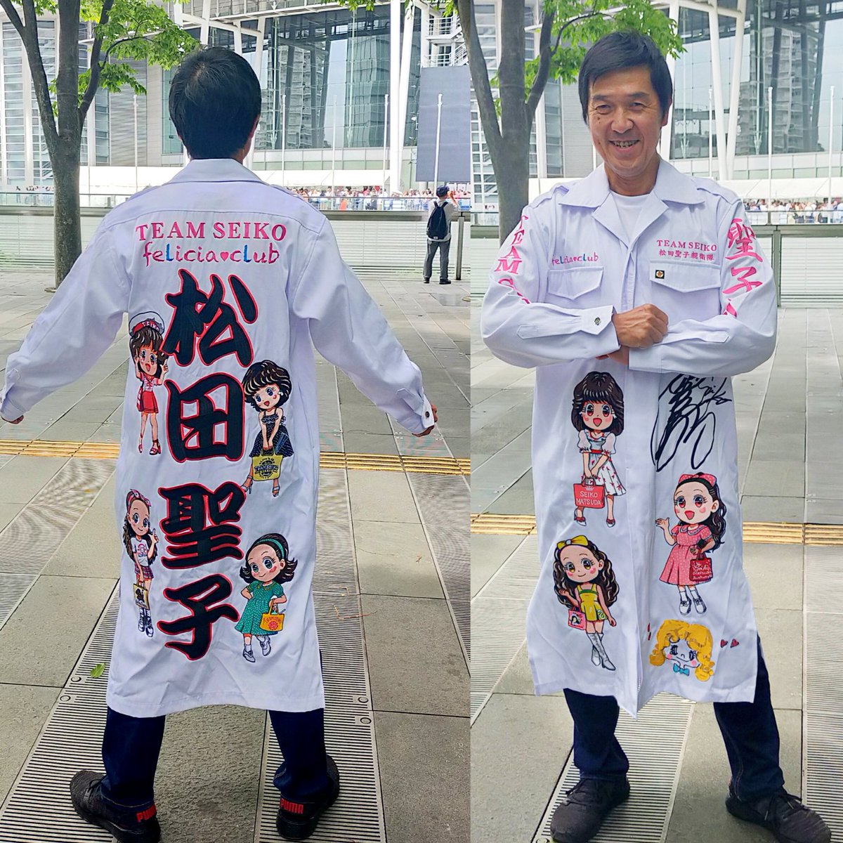 今年の TEAM SEIKO のフラッグに ミニミニせこたん達を入れて下さい