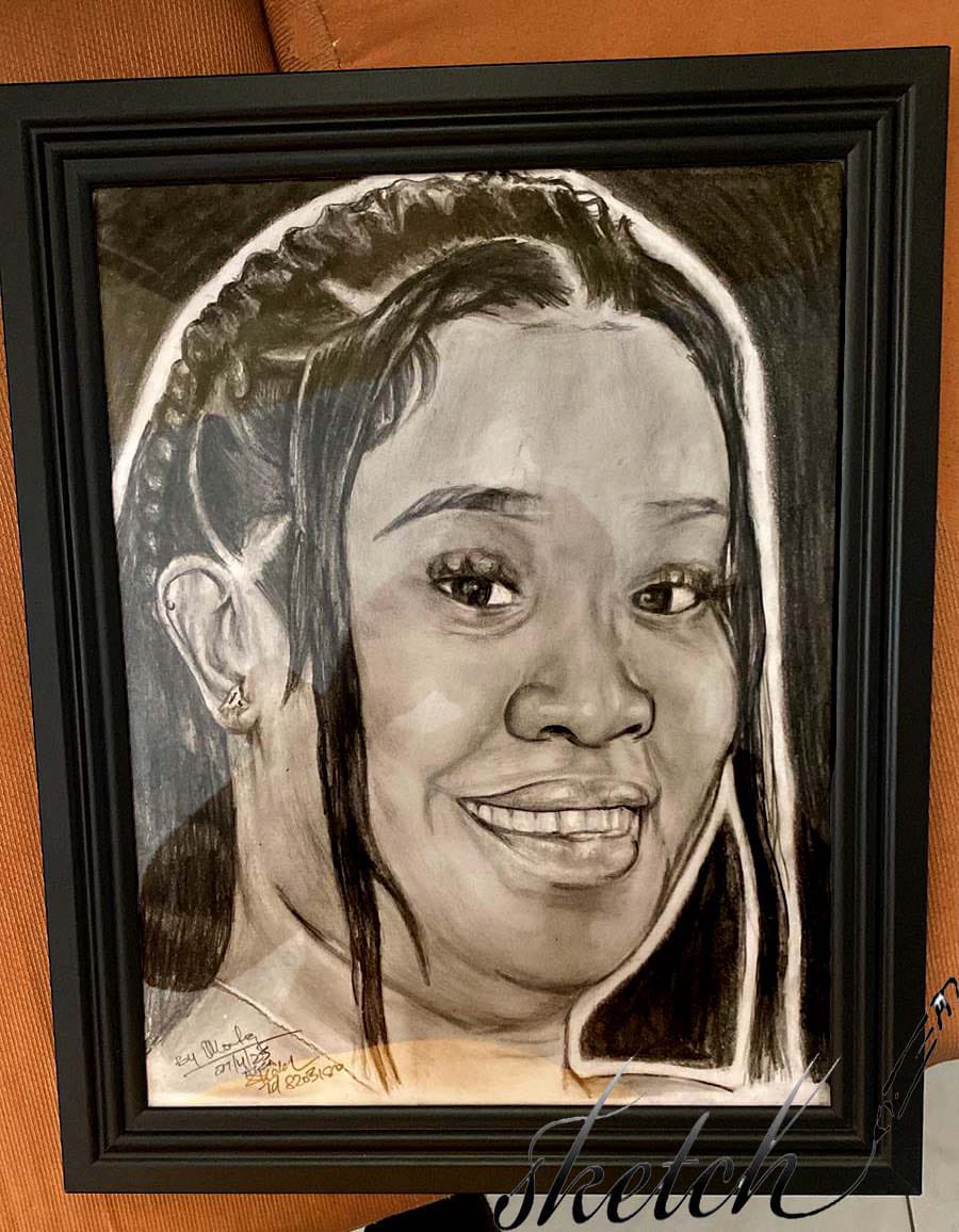 Get your sketch portrait today for more info WhatsApp 18768203180