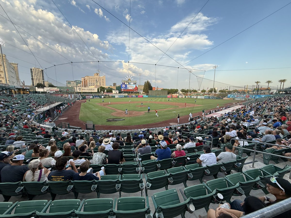 .<a href="/ClovisEastBB/">Clovis East Baseball</a>’s Ty Miller gets the scoring started in 58th City/County All-Star Game at Chukchansi Park.

City leads County 3-0 in 3rd inning, helped by Miller’s RBI single. Check it out tonight at 10p on <a href="/KMPHFOX26/">FOX26 News</a>.