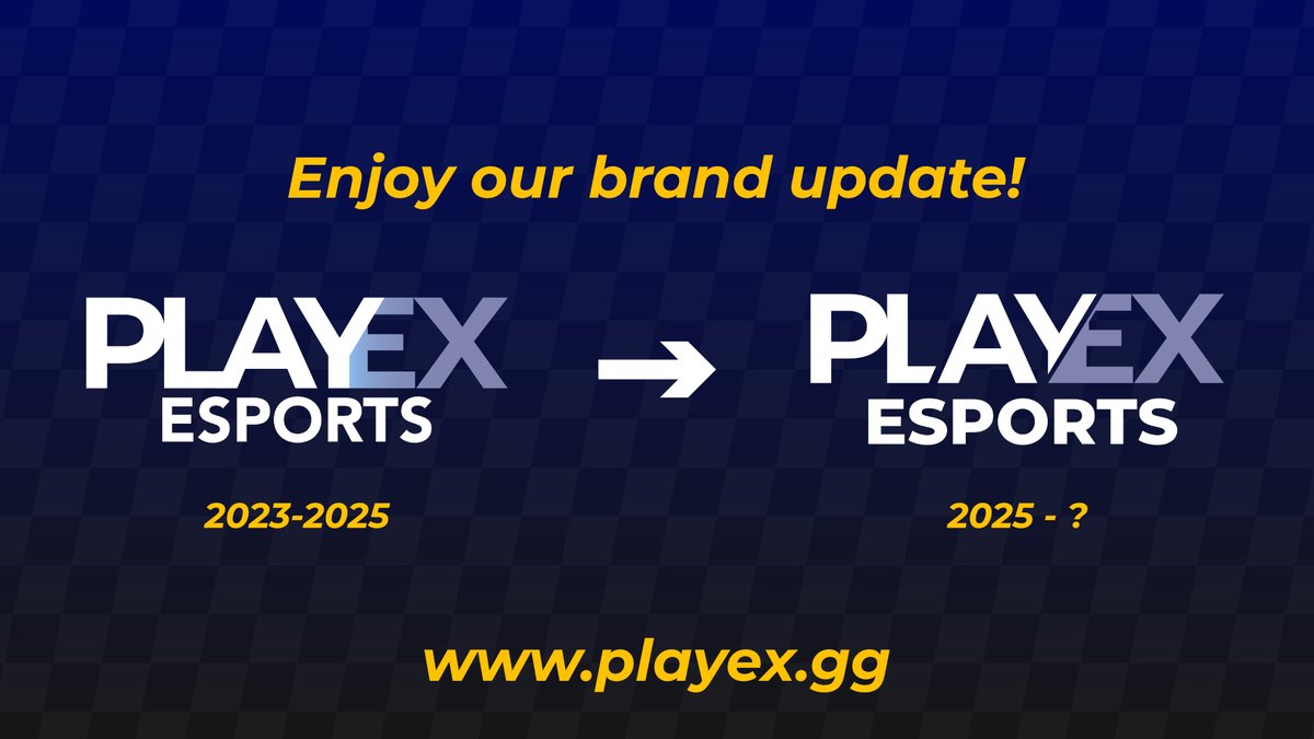 We've updated our logo! Small change, but we think it's a welcome upgrade! Enjoy seeing this on our website and on our socials! This new logo conforms to the PlayEX Arena logo we've been using for the better part of a year now!