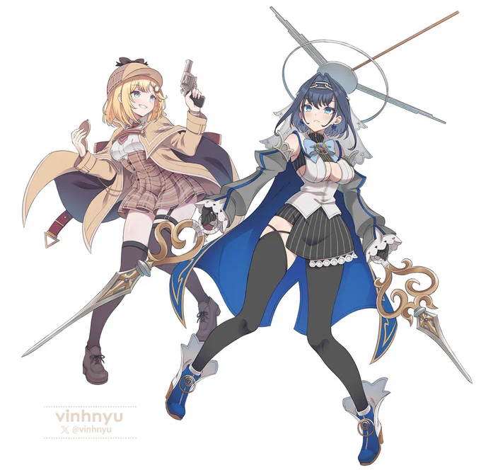 Time Traveler VS Time Guardian #ameliaRT #kronillust
