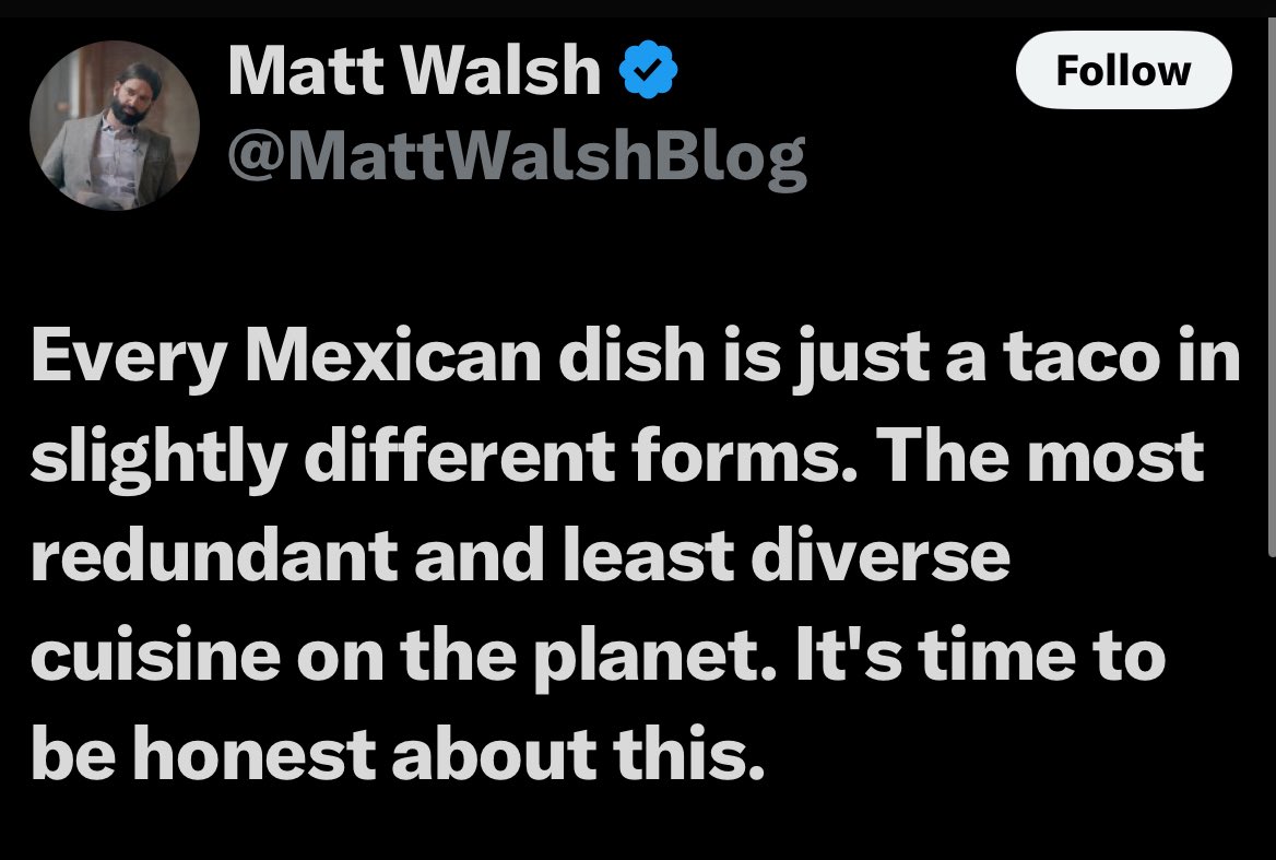 Matt is also tired of the saliva he always finds in his order.