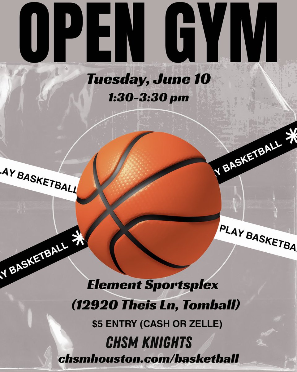 Join us this Tuesday!  First open gym of the summer.