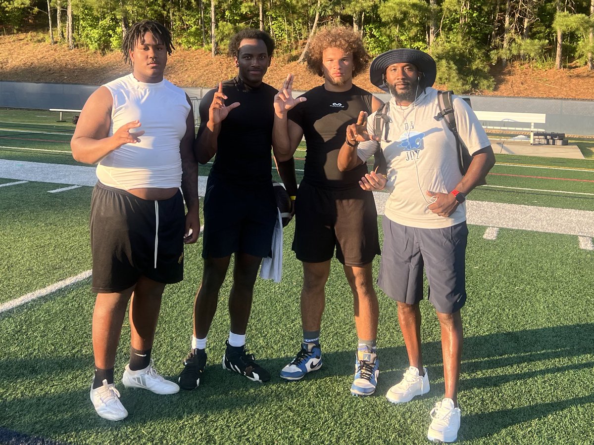 Lovejoy High School (GA) Football (@joywildcats) on Twitter photo Class of 2026 Campers!
Isaiah Hall | OL/DL | <a href="/zayhall16/">isaiah hall</a>
Ryan Henson | QB | <a href="/MJRyanH0112/">Ryan M.J Henson</a>
Marcus North | Edge | <a href="/MarcusNorth44/">Marcus โMann Mannโ North Jr.</a>
๐Reinhardt University | <a href="/ReinhardtFB/">Reinhardt Football</a>
#WildcatNation
#RecruitTheJoy Class of 2026 Campers!
Isaiah Hall | OL/DL | <a href="/zayhall16/">isaiah hall</a>
Ryan Henson | QB | <a href="/MJRyanH0112/">Ryan M.J Henson</a>
Marcus North | Edge | <a href="/MarcusNorth44/">Marcus โMann Mannโ North Jr.</a>
๐Reinhardt University | <a href="/ReinhardtFB/">Reinhardt Football</a>
#WildcatNation
#RecruitTheJoy