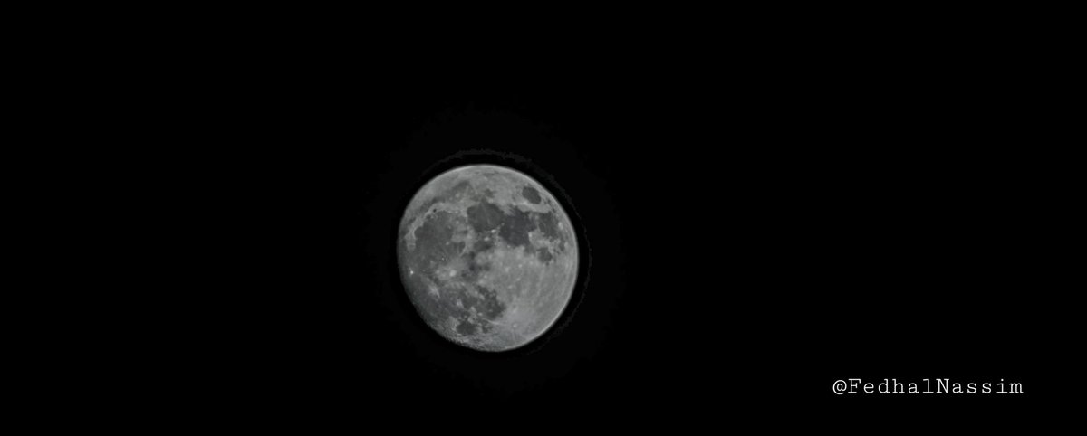 صورة القمر اليوم🌔💫