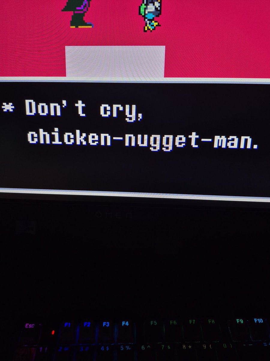 Pollo_Rustico's tweet photo. Cameo en deltarune háganse esa https://t.co/Ooc0FSboot