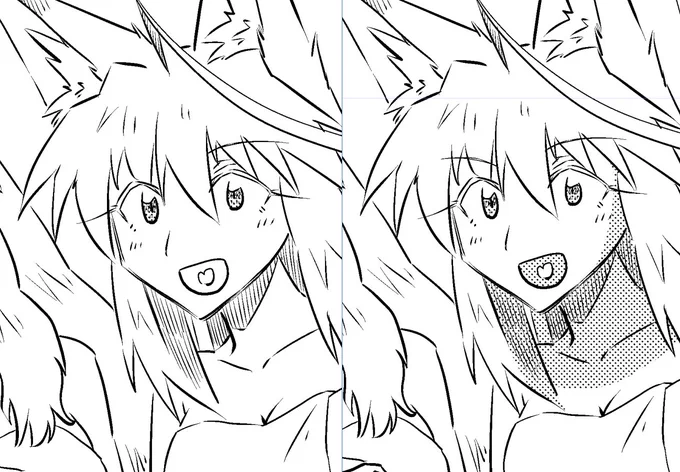 11年前に描き忘れた眉毛、ついに修正される

ちゃんと下のレイヤーに残されていた当時の下描きに沿ってペン入れしました 