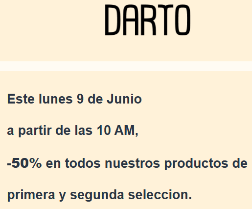 rosaescayola's tweet photo. Mañana hay 50% off en #DARTO
https://t.co/RUnsHhORKa https://t.co/0WzRvLCf6W