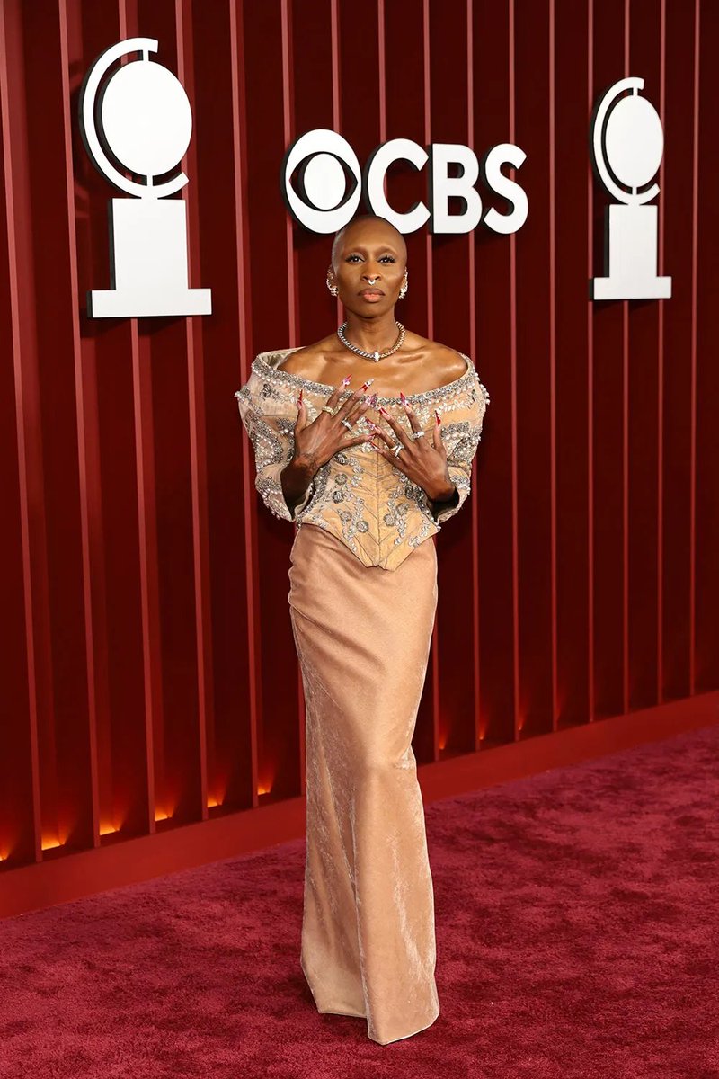 Cynthia Erivo at the 2025 Tony Awards. 

📸: THR