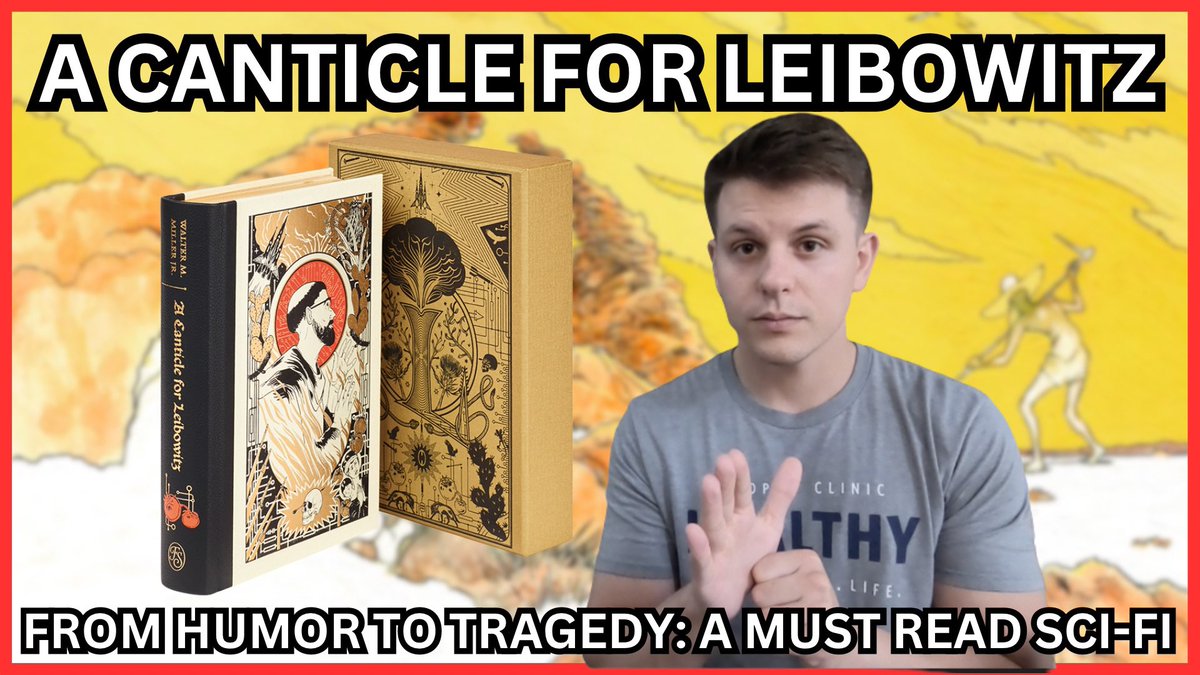 NickReadFantasy's tweet image. A Canticle for Leibowitz: Review and Discussion (The book that inspired Fallout)
youtu.be/r6X5hSoBpmI
This was one of my worst performing videos, but one of the ones that I am most proud of. Anyone else have a review/video like this?