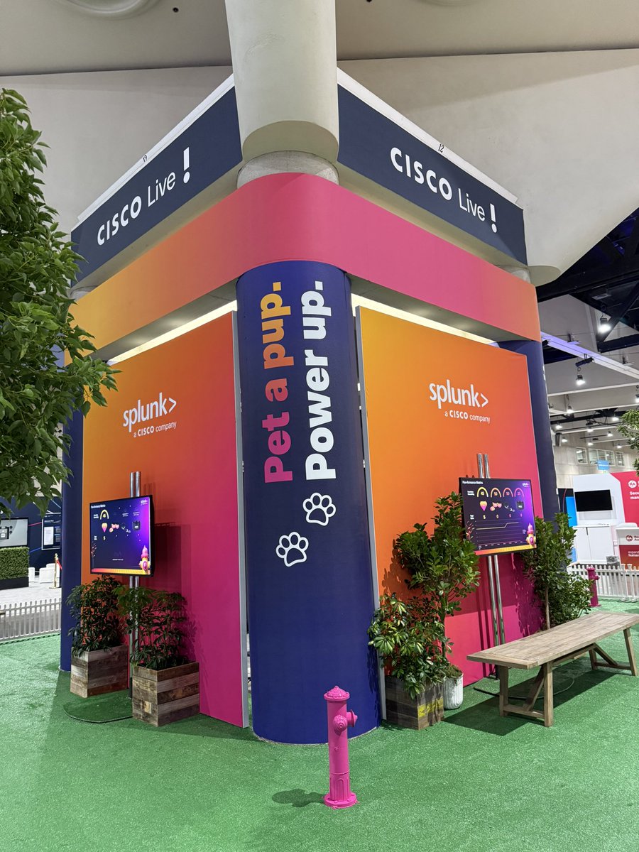 Cisco's tweet photo. Omg. They’re going to have a healing hounds area at this conference. You’ll know where you can find me. 🐕

#CiscoLive https://t.co/bEEozeWj9B