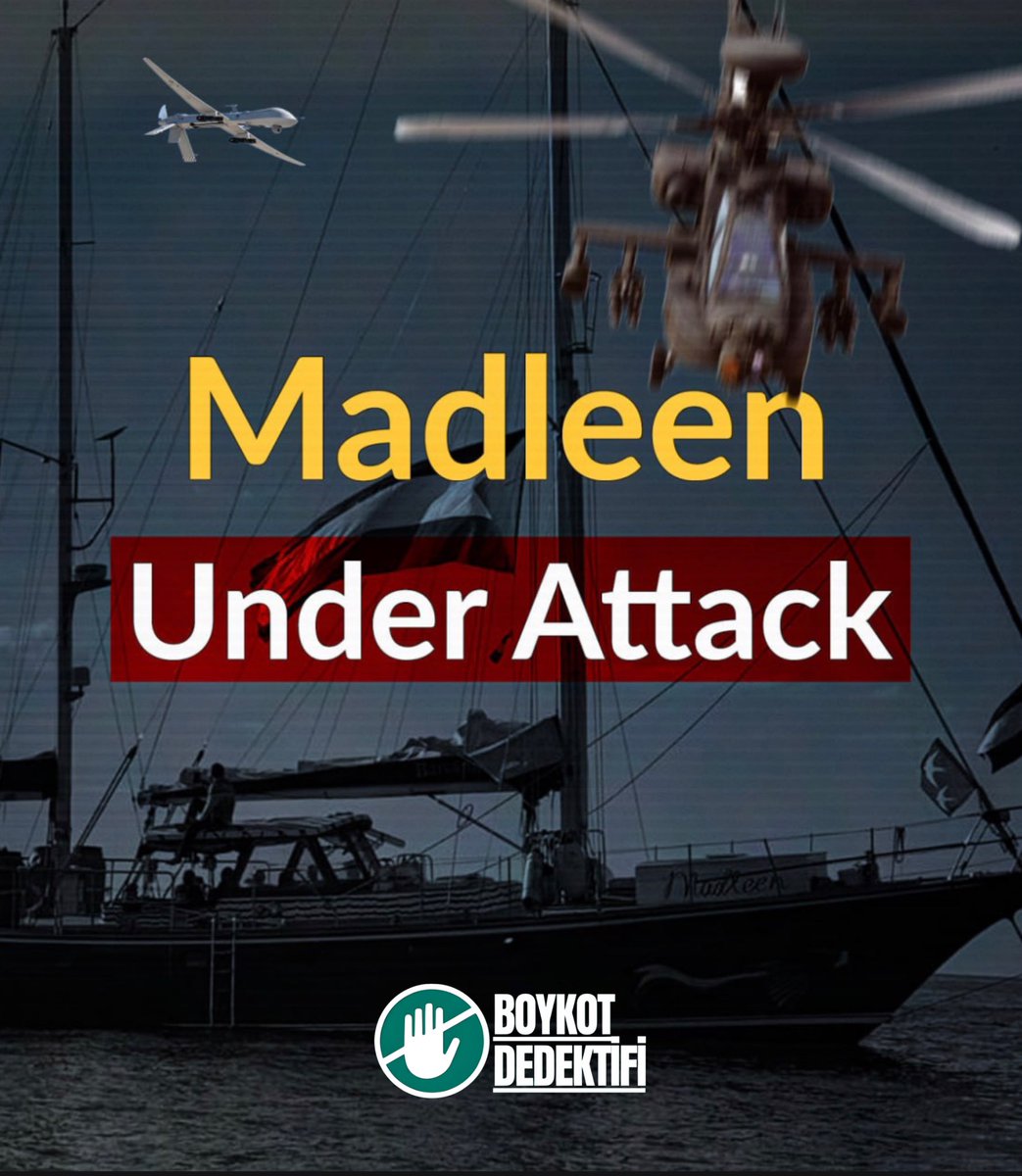 Breaking | 🚨🚨 The Israeli army
boarded Madleen.
Connection is lost with activists.

 #WeAreMadleen 🇵🇸