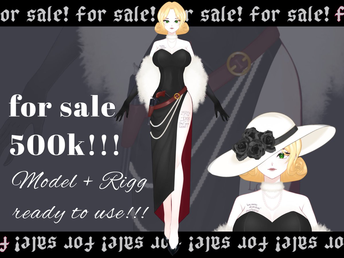 KaoruMizuru's tweet photo. Dijual model vtuber + rigging 500k
Spek mommy mommy, punya 5 toggle ekspresi dasar!
Bisa nego tipis
Minat DM!! https://t.co/wr7pETlvsE