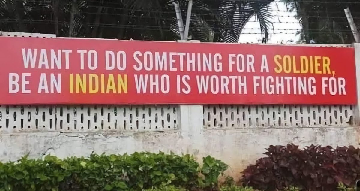 This poster says it all.

Jai Hind 🇮🇳