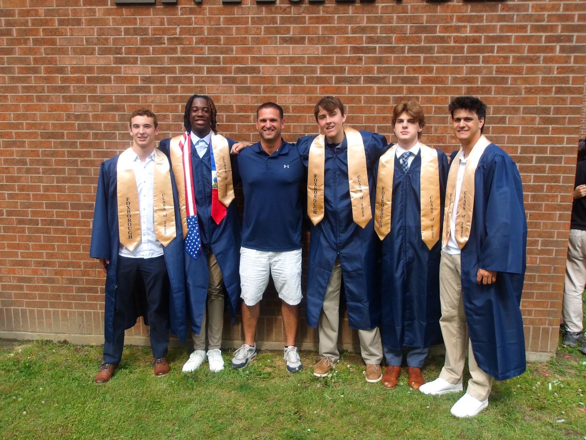 Proud coach today watching these 5 guys graduate!