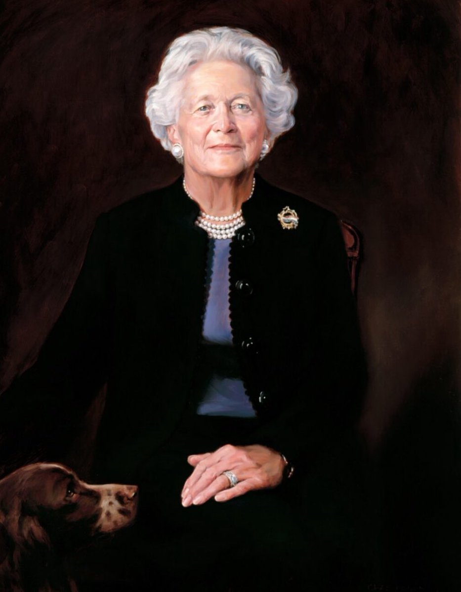 “Believe in something larger than yourself... get involved in the big ideas of your time.” —Barbara Bush, who would be 100 years old today.