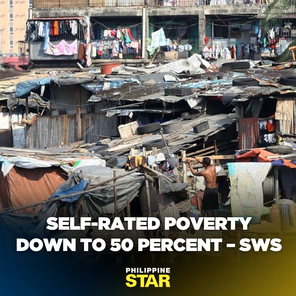 Filipinos rating their families as “not poor” reached a record high in April even as one in two respondents still considered their families poor, a survey conducted by the Social Weather Stations (SWS) showed. tinyurl.com/mp9vssaf