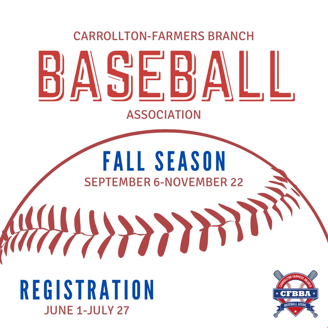 Carrollton-Farmers Branch Baseball Association tweet media