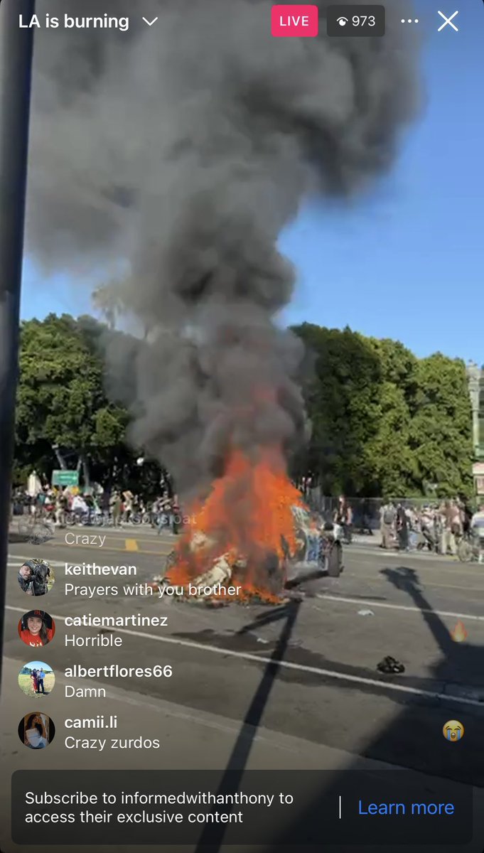 So, could someone please explain to me how setting cars on fire supposedly helps illegal immigrants??